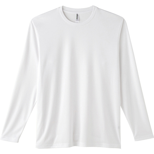 00352-AIL 3.5オンス インターロック ドライ長袖Tシャツ
