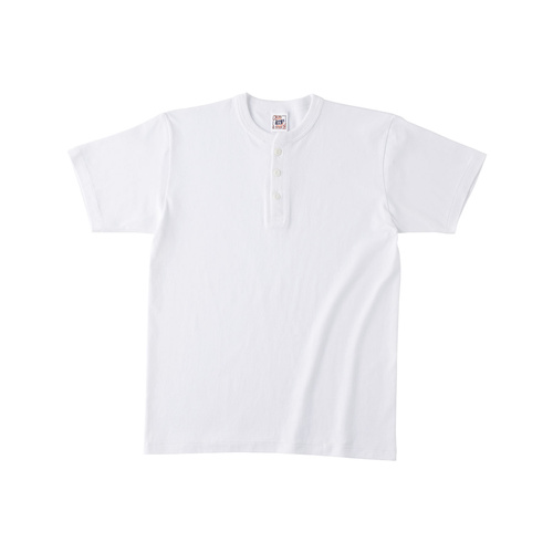 OE1120 オープンエンド マックスウェイト ヘンリーネックTシャツ