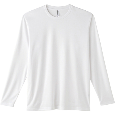 00352-AIL 3.5オンス インターロック ドライ長袖Tシャツ